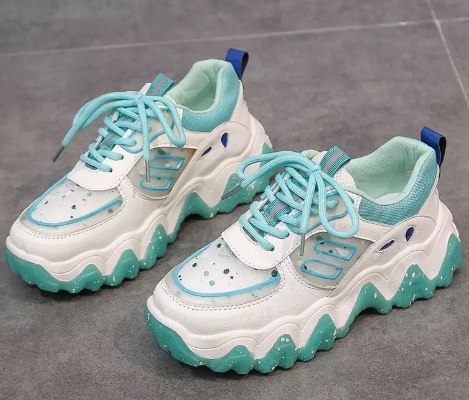 (3 màu)Giầy Thể Thao Nữ Sneaker Hoàng Hôn UZZANG Phẩy Sơn Hàn Quốc (shophanhan)