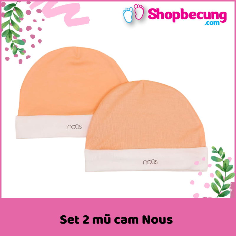 Set 2 mũ cam nous