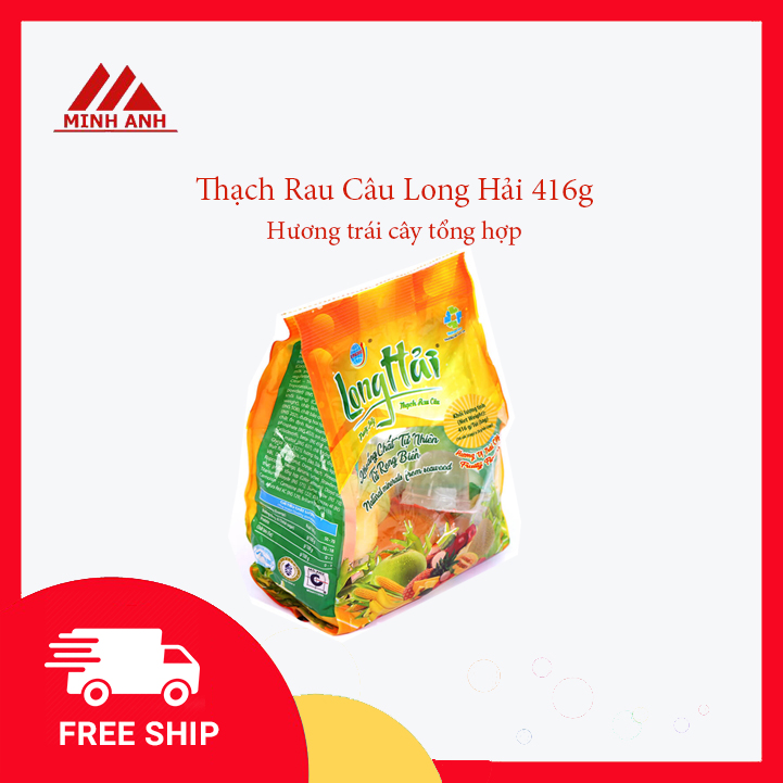 Thạch rau câu Long Hải 416g, Thạch rau câu trái cây, Bách hóa Minh Anh