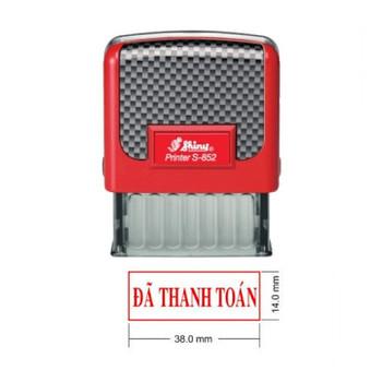 Con dấu "đã thanh toán" shiny s-852
