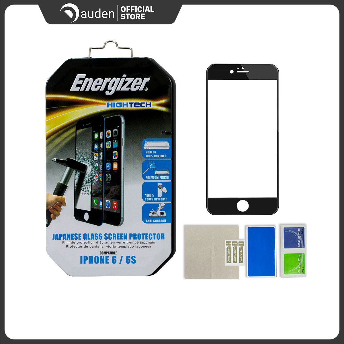 Dán màn hình cường lực full viền Energizer cho iPhone 6/6S - ENHTTGPRIP6