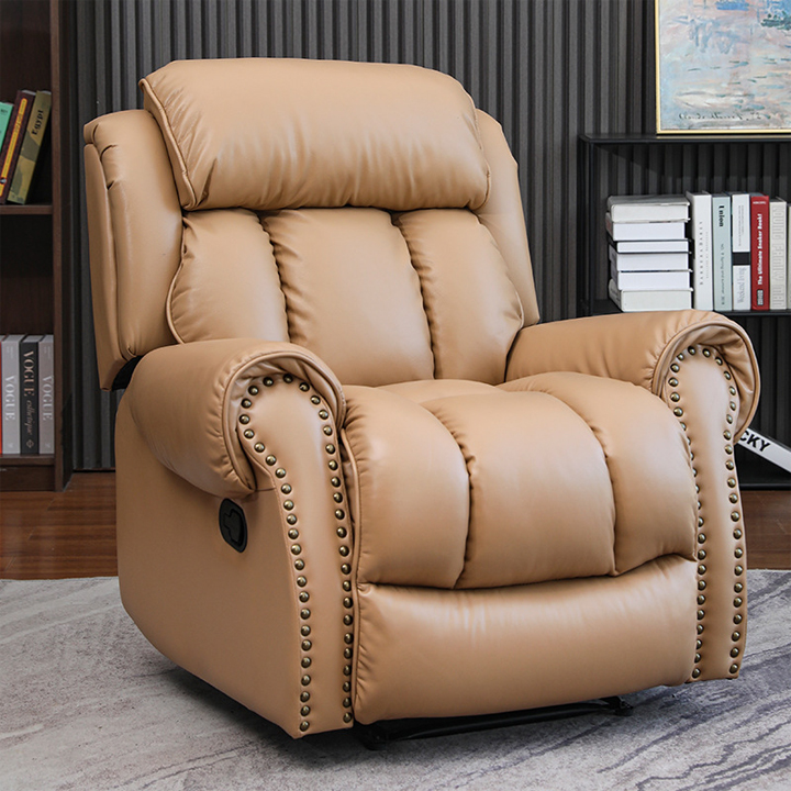 Sofa ngả phòng khách, sofa đơn da, sofa da đa năng kết hợp ngả lưng 2 trong 1 cao cấp thư giãn bền đẹp, ghế da pu cao cấp