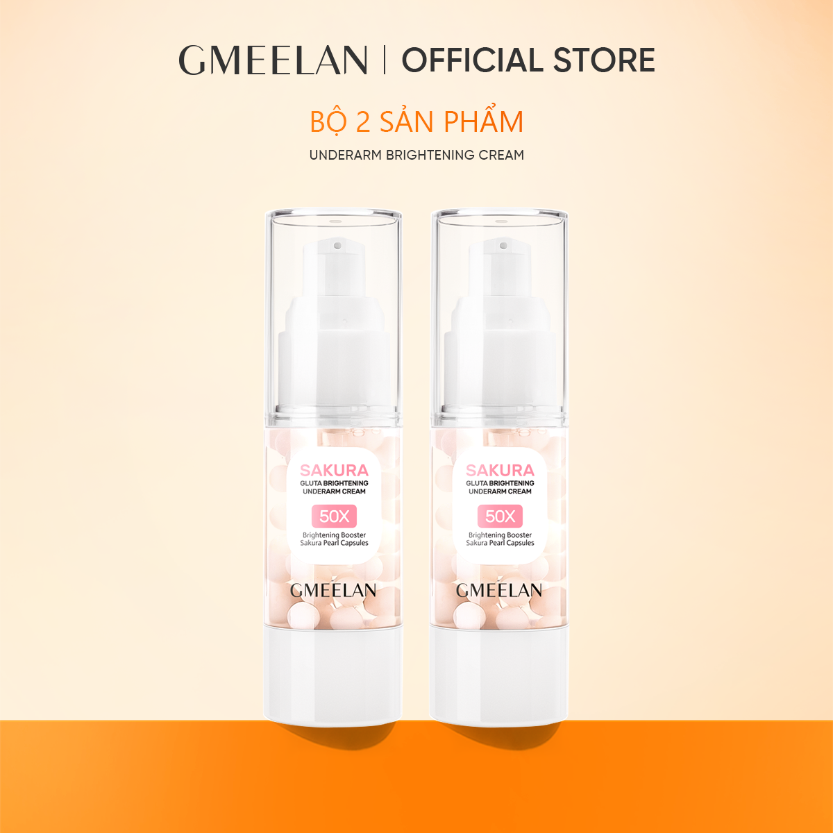 2PCS KITS GMEELAN Cherry Kem Nách 30g*2, Cherry Underarm Cream