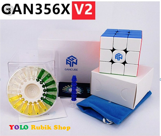 Rubik gan 356 xv2 nam châm - đồ chơi rubik cao cấp phát triển khả năng tư duy