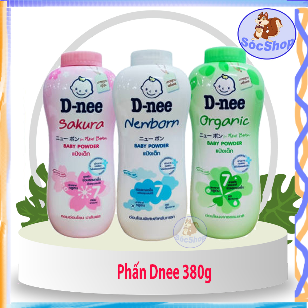 Phấn rôm d-nee thái lan 380g baby powder