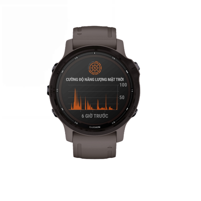 Đồng Hồ Thông Minh Garmin Fenix 6s Pro Solar - Thép Thạch Anh Tím cao cấp Special Edition