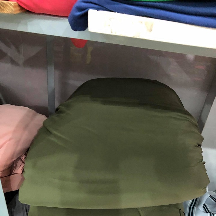 VẢI THUN LAZONG MÀU-GIÁ 1 MÉT