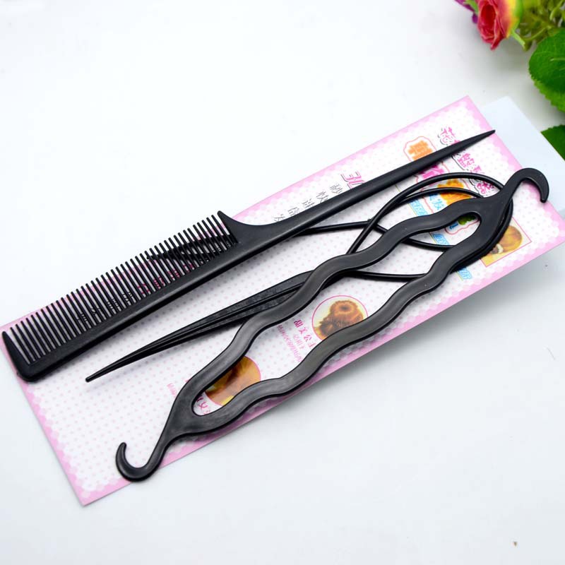 Bộ dụng cụ 4 món tạo kiểu tóc mềm dẻo tiện lợi và đa năng
