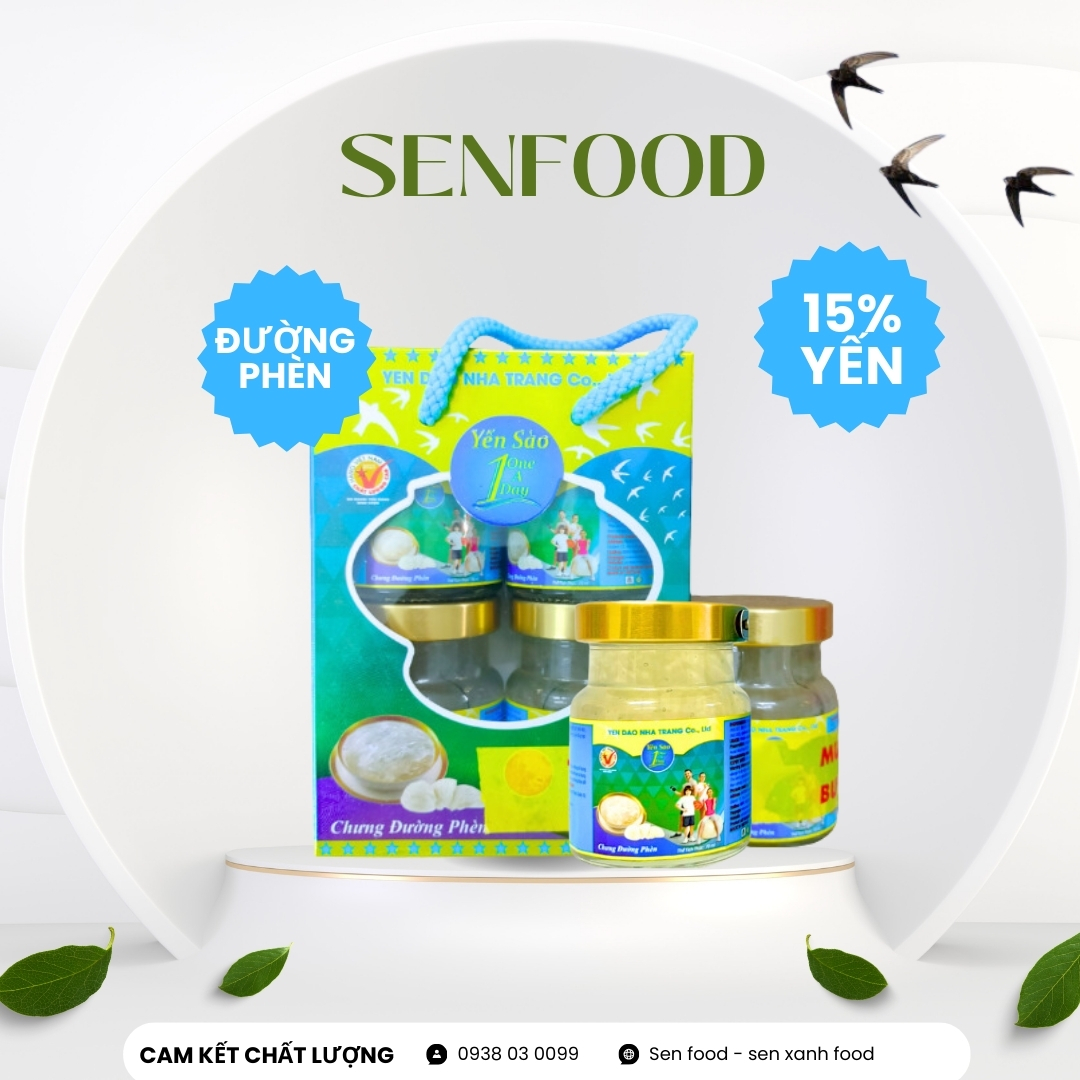 Hộp 4 hũ Yến Sào chưng đường phèn 15% yến One a day 70ml