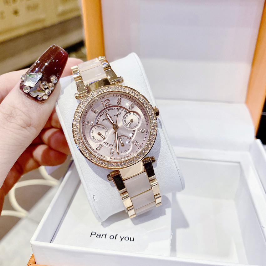 Đồng hồ nữ dây kim loại Michael kors MK6110 size 33mm fullbox vỏ thép không gỉ chống nước đồng hồ nữ sang trọng
