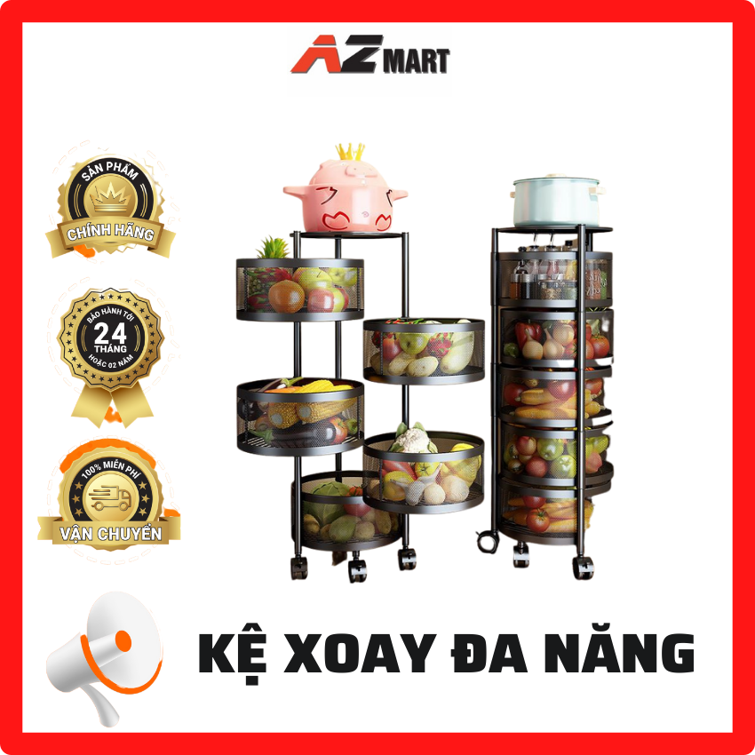 Kệ xoay đa năng freeship kệ xoay - kệ đựng đồ đa năng tiện dụng cao cấp