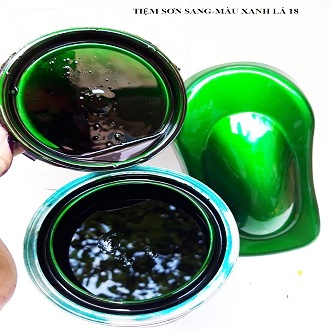 1 lạng màu xanh lá candy cho ô tô xe máy đẹp sang trọng