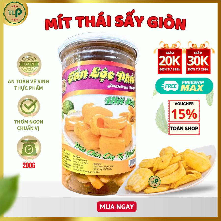 Mít sấy tân lộc phát - hũ 200g