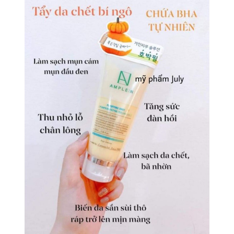 Tẩy da chết enzim bí đỏ