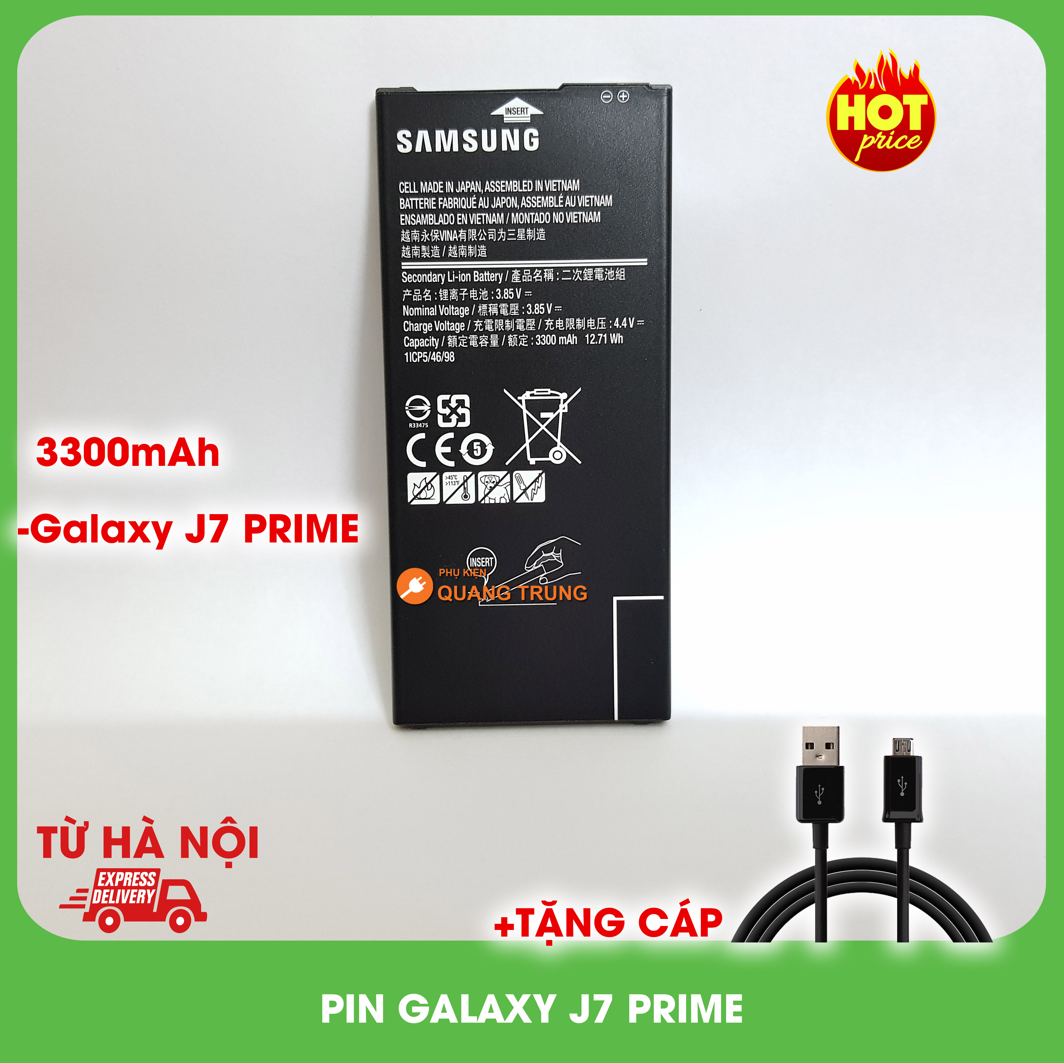 Pin samsung galaxy J7 prime (BG610)