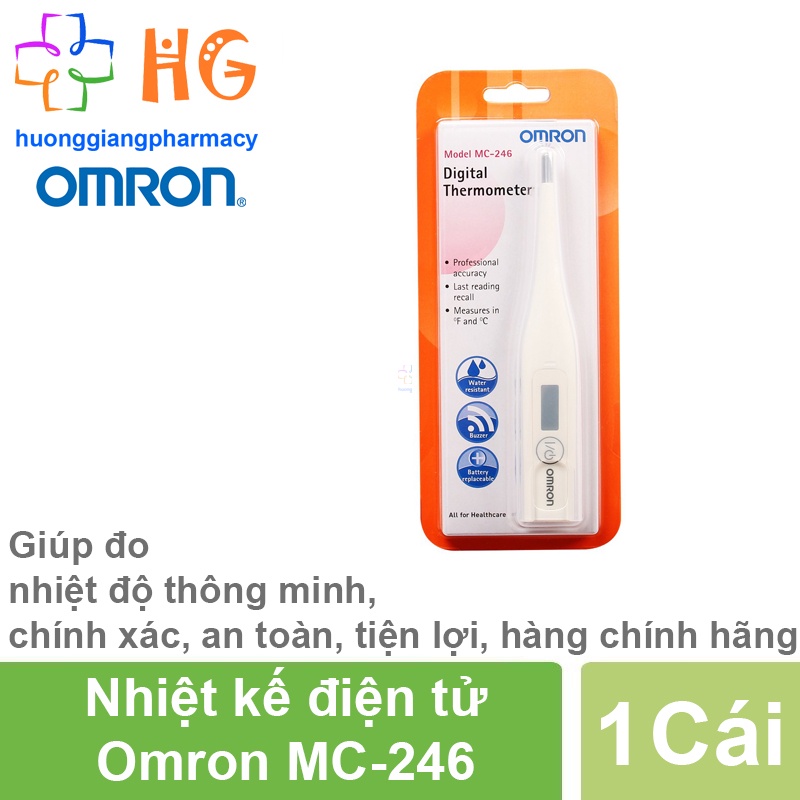 Nhiệt kế điện tử Omron MC 246 Hộp 1 cái - KATOJI SHOP