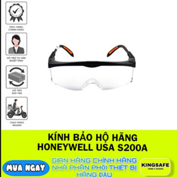 Kính bảo hộ hãng honeywell usa s200a