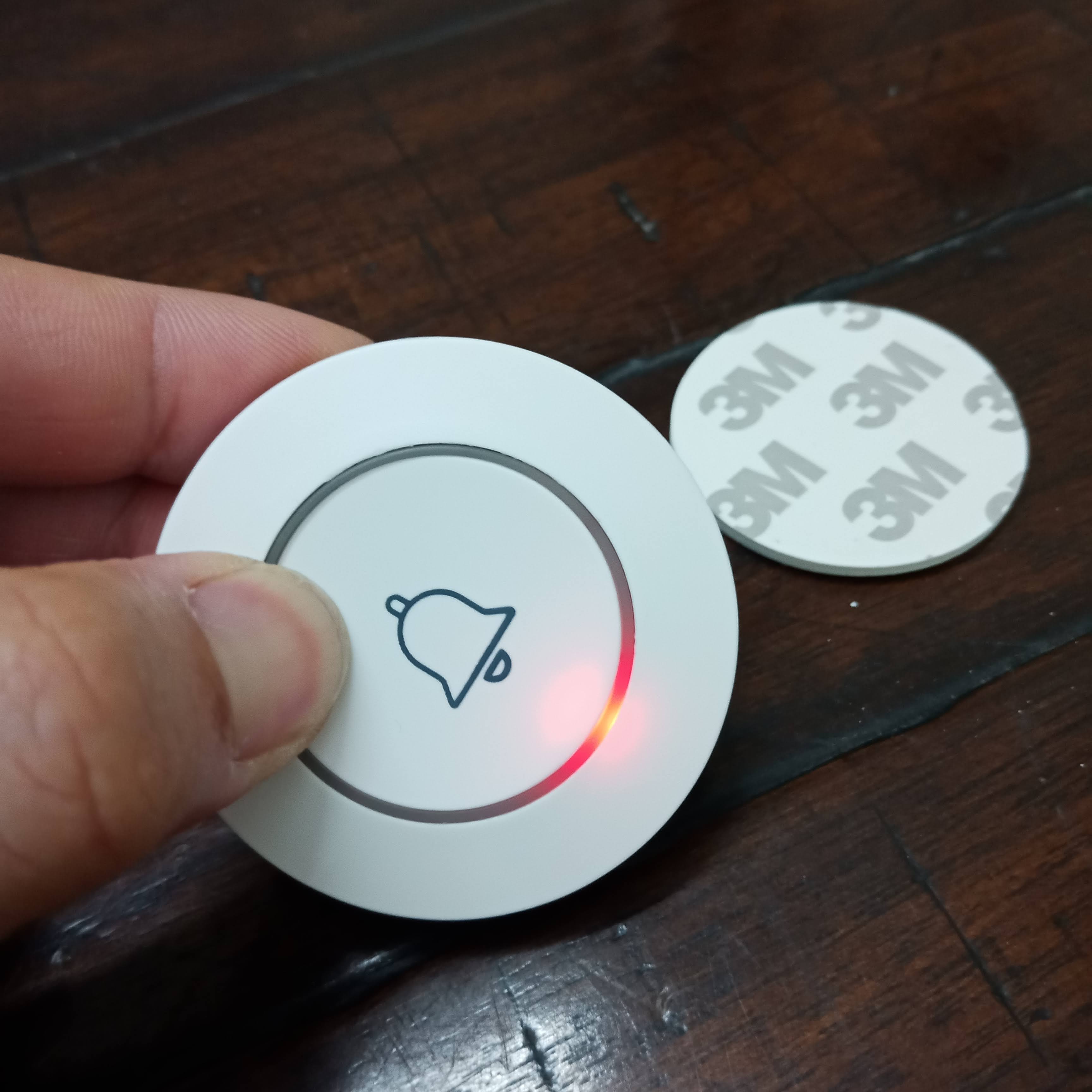 Nút Nhấn Phát Sóng RF 433Mhz Gọi Phục Vụ, Khẩn Cấp, Báo Chuông