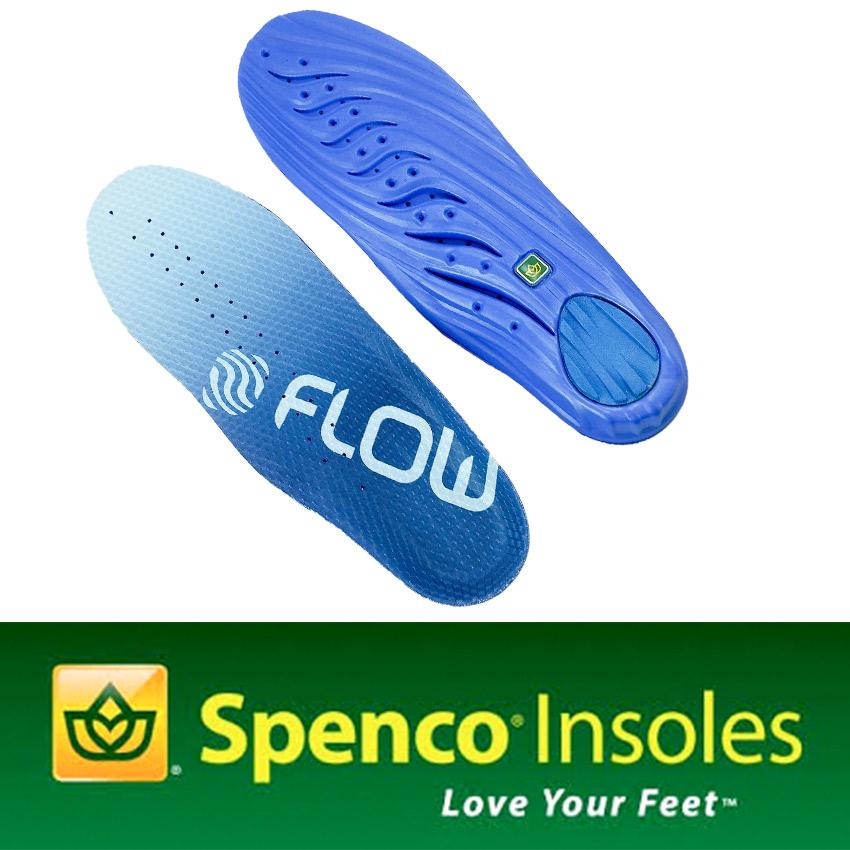 Miếng lót giày hỗ trợ phong thấp Spenco Flow Cool size 3 40-42Xanh dương