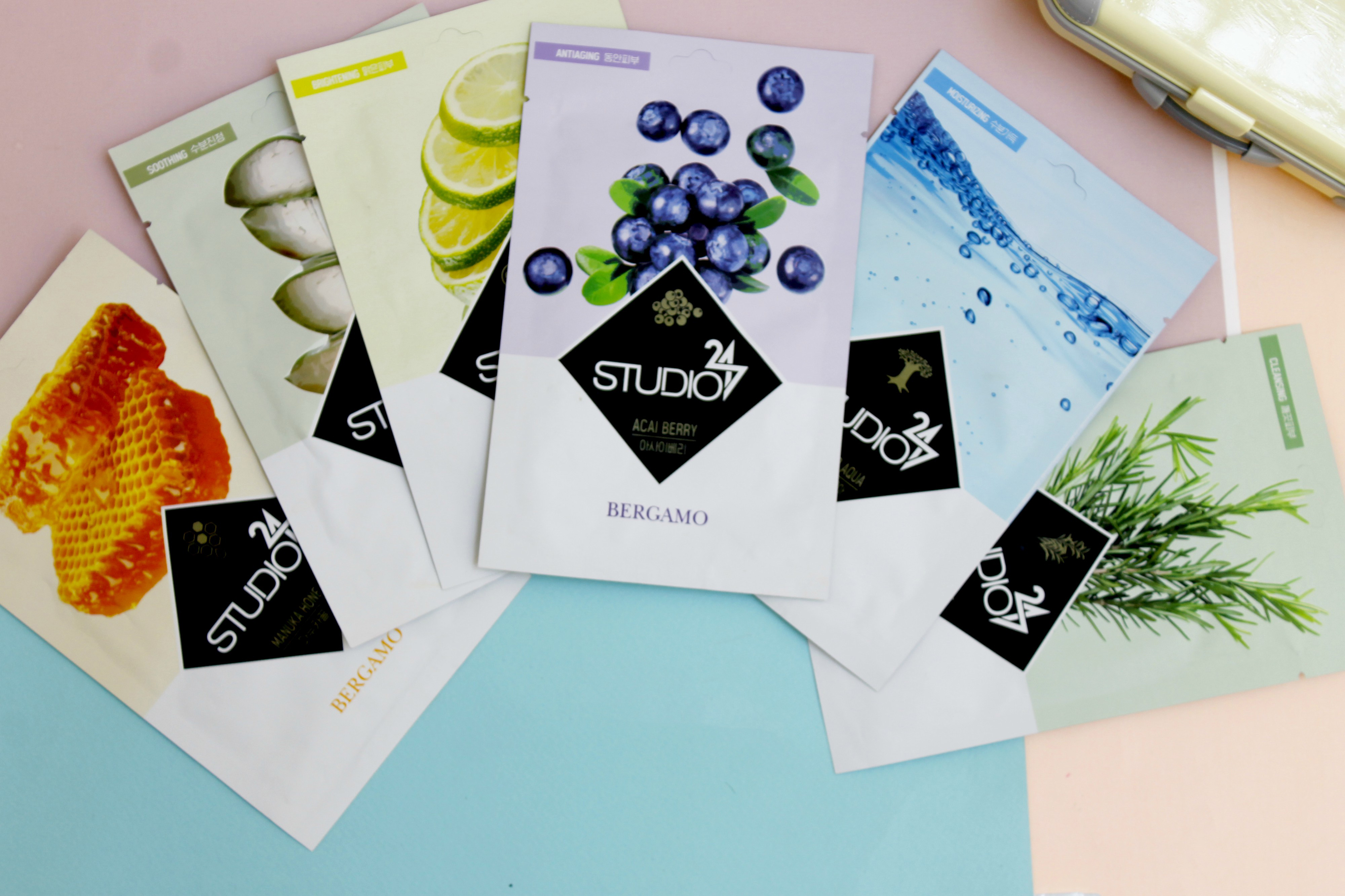 Mặt nạ giấy bergamo studio 247 mask pack