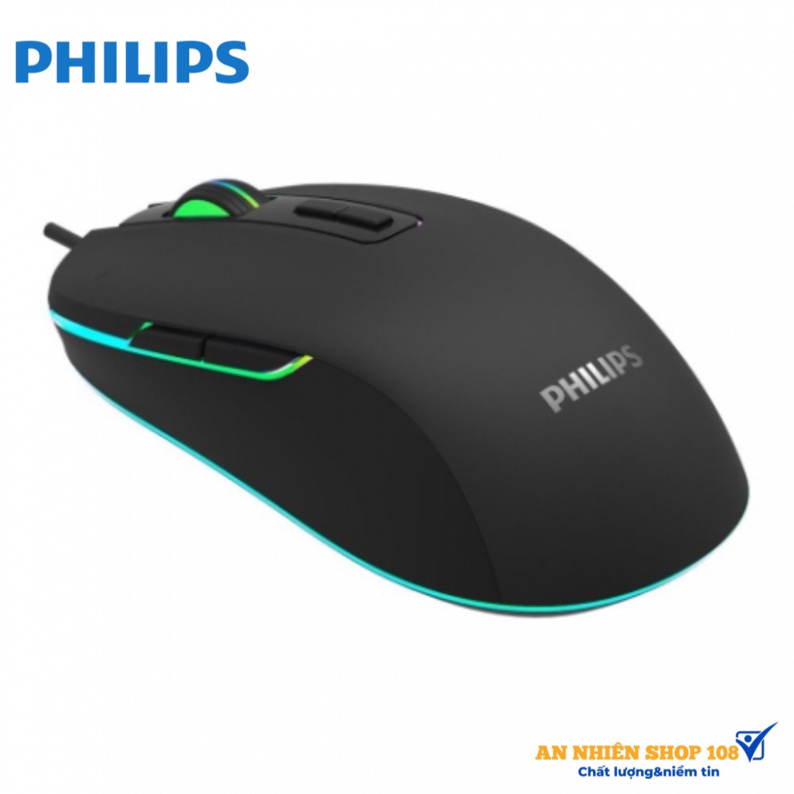 Chuột philips spk 9414 đen usb