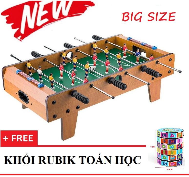 ⚡⚡ [SALE 50%] [6 TAY CẦM] Bộ đồ chơi bàn bi lắc đá bóng bằng gỗ cho bé LOẠI LỚN - TẶNG 1 KHỐI RUBIK TOÁN HỌC - ZAMES