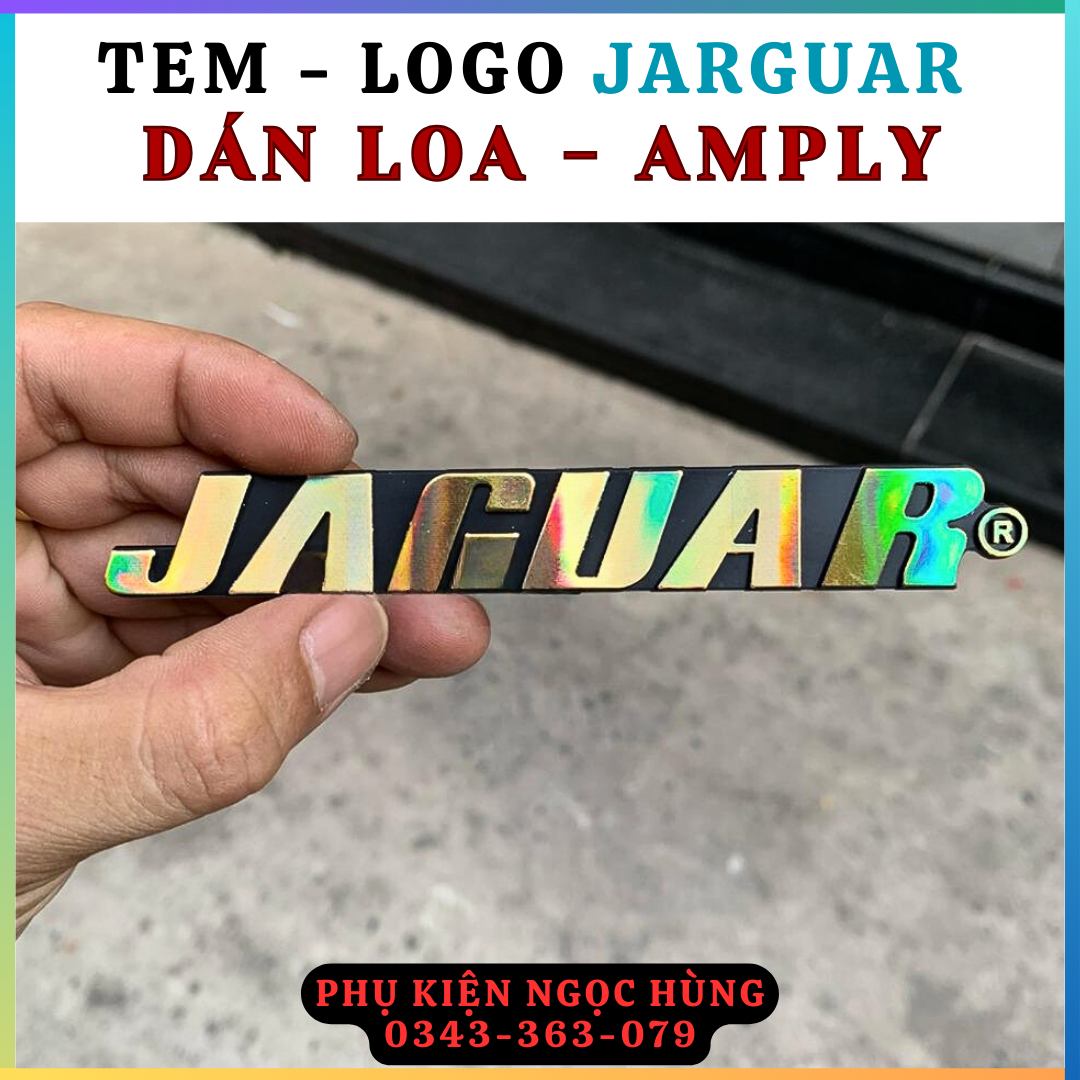 Tem loa logo loa jarguar nhiều mẫu - giá 1 chiếc