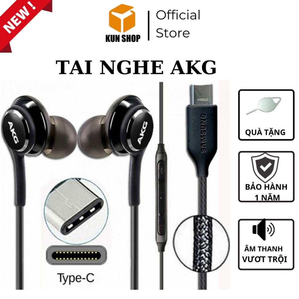 Tai nghe akg cho samsung galaxy-chân type c note 10/10plus, s20 plus, s20 ultra.tai nghe gameming
