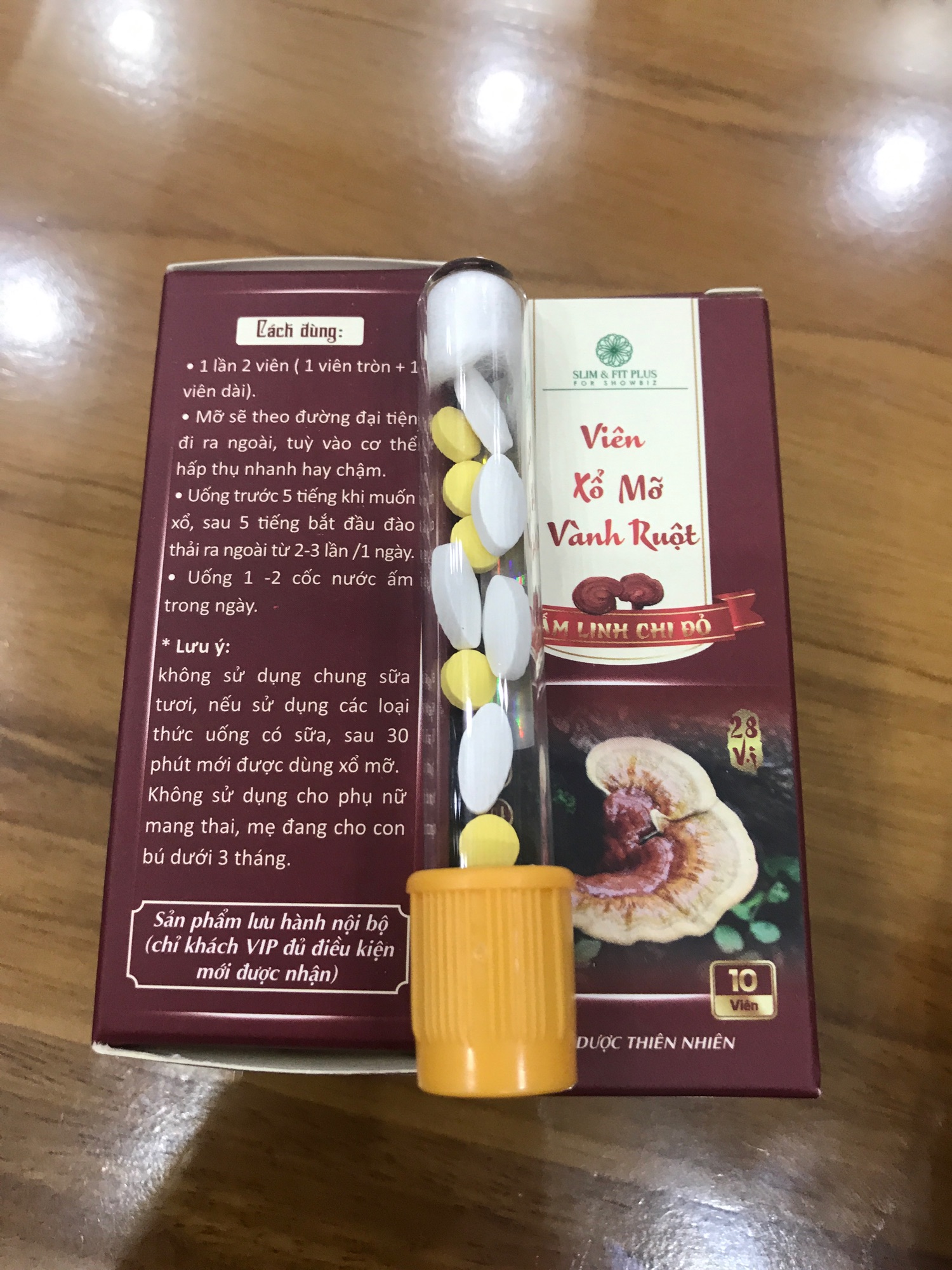 Viên xổ mỡ vành ruột slim fit chính hãng cty 100%