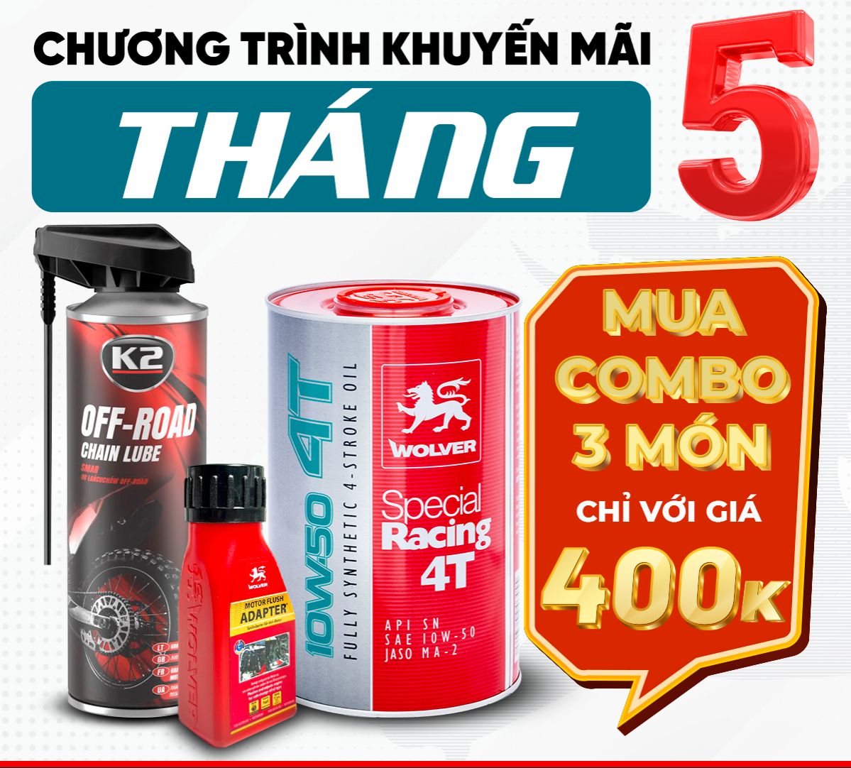 Nhớt mô tô - nhớt xe phân khối lớn wolver special racing 10w50 1l fully synthetic - wolver 10w50 - special 10w50 - special racing 10w50