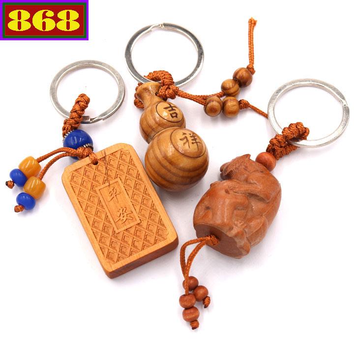 Bộ 3 móc chìa khóa phong thủy 12 con giáp tuổi Dần BBMD3