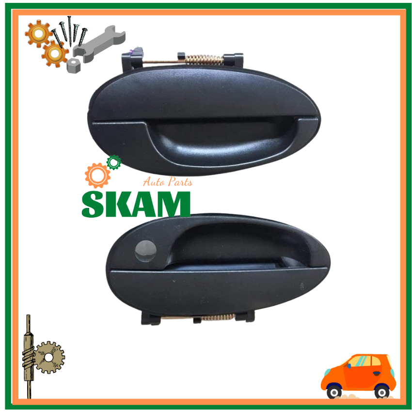 Tay mở cửa ngoài daewoo matiz 1-2, msp: 96507784