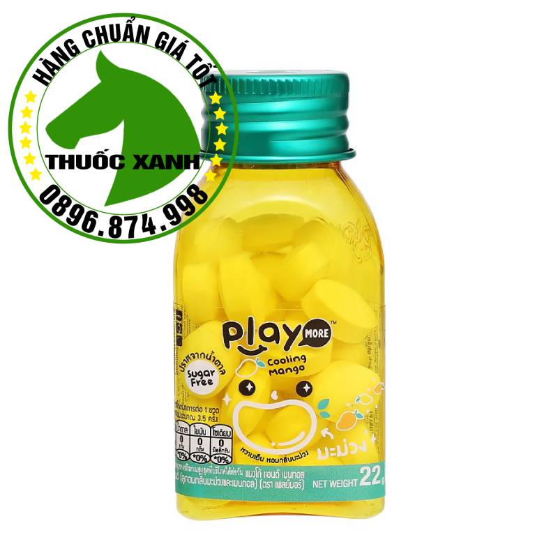 3 hộp kẹo Play more vị xoài Thái lan