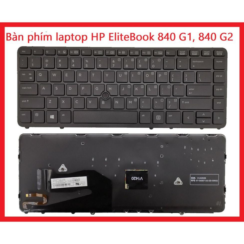 Freeship Bàn phím laptop HP EliteBook 840 G1, 840 G2