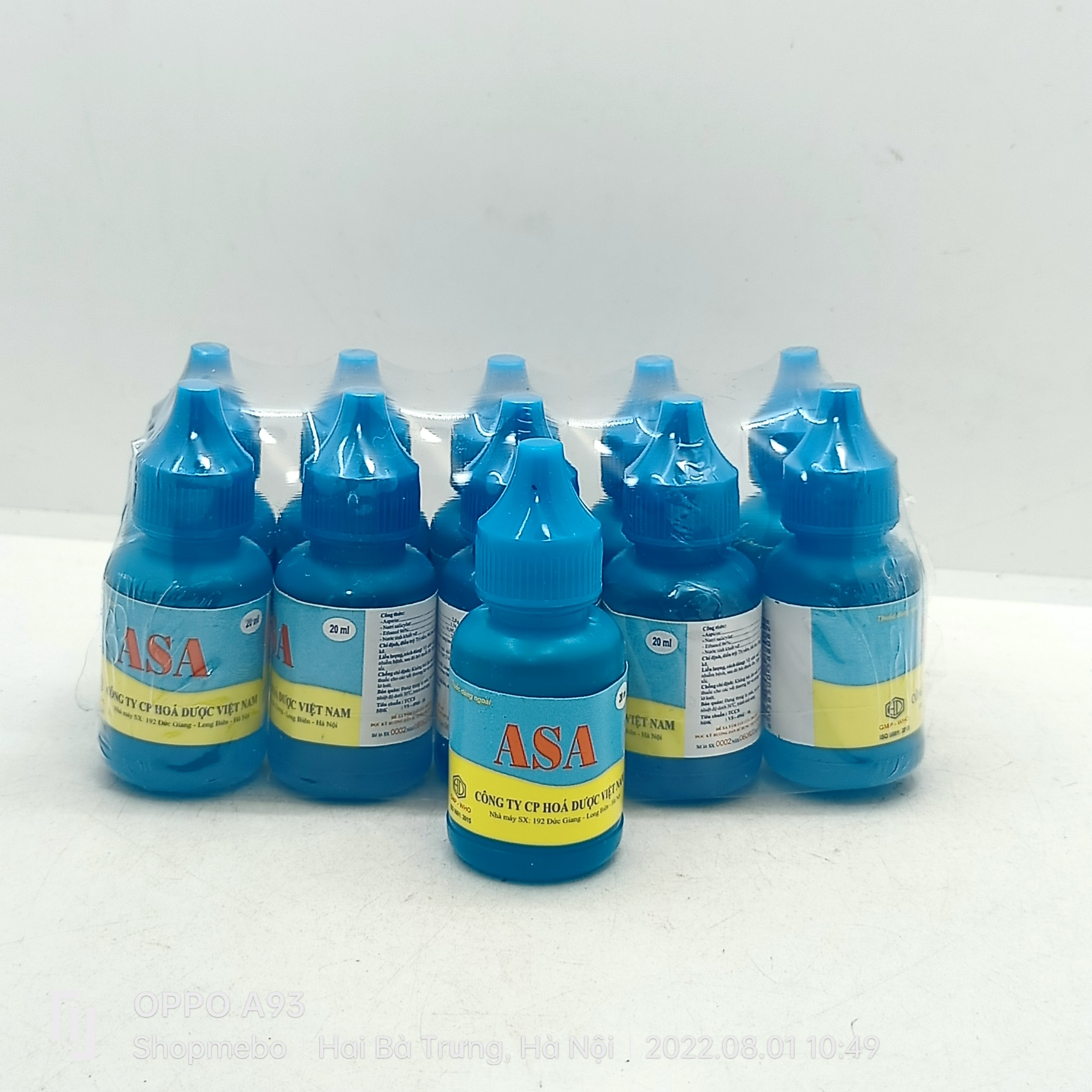 Combo 10 lọ asa bôi da