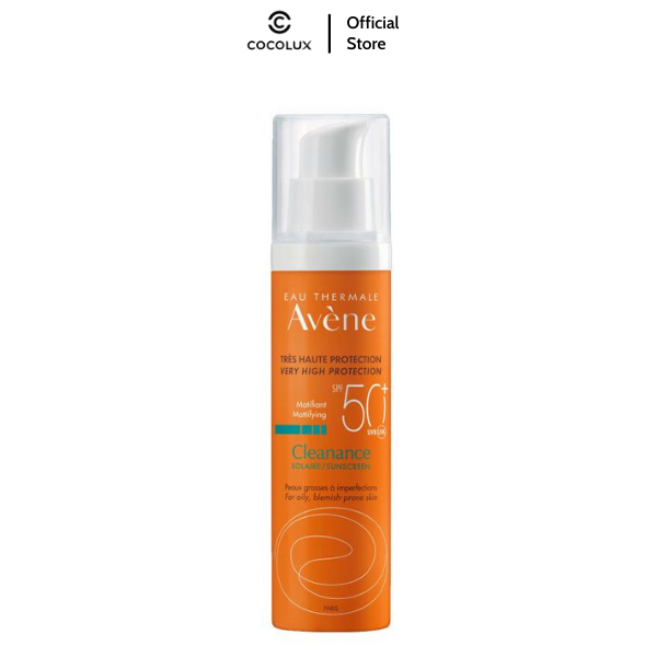 Kem chống nắng Avene cho da nhờn mụn SPF 50+ - CT COCOLUX