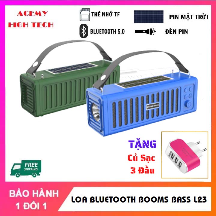 Loa bluetooth pin năng lượng mặt trời l32 acemy high tech, loa bluetooth giá rẻ, loa mini bass mạnh, loa không dây, loa bluetooth bass mạnh, loa bluetooth mini
