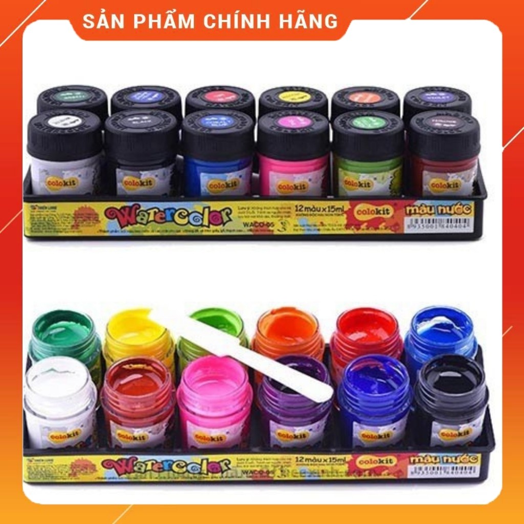 Màu nước thiên long waco-05 12 màu
