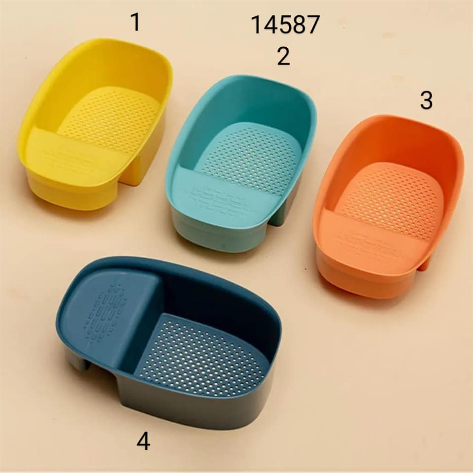 Khay Nhựa Bầu Dục Đa Năng Lọc Rác Gắn Bồn Rửa Chén, Bồn Rửa Bát – Rổ Nhựa Đựng Giẻ Rửa Chén – Xà Phòng