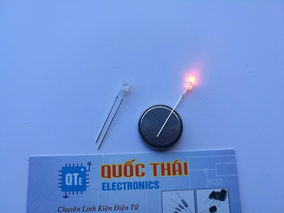 Combo 10 led siêu sáng đục màu vàng cam 3mm