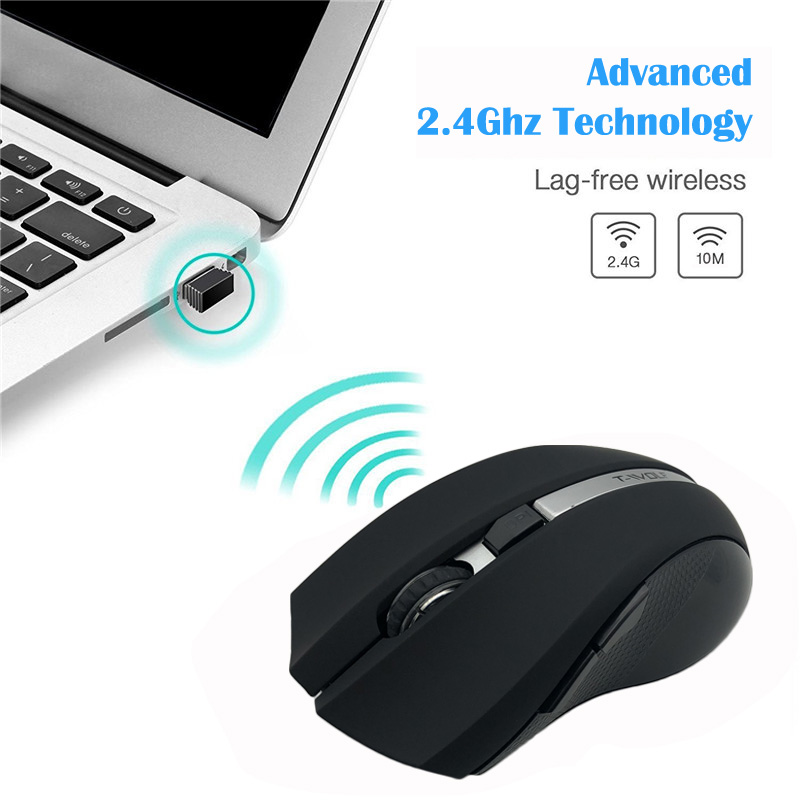 T-WOLF Q5 2.4GHz Wireless Silent Computer Mouse (2)