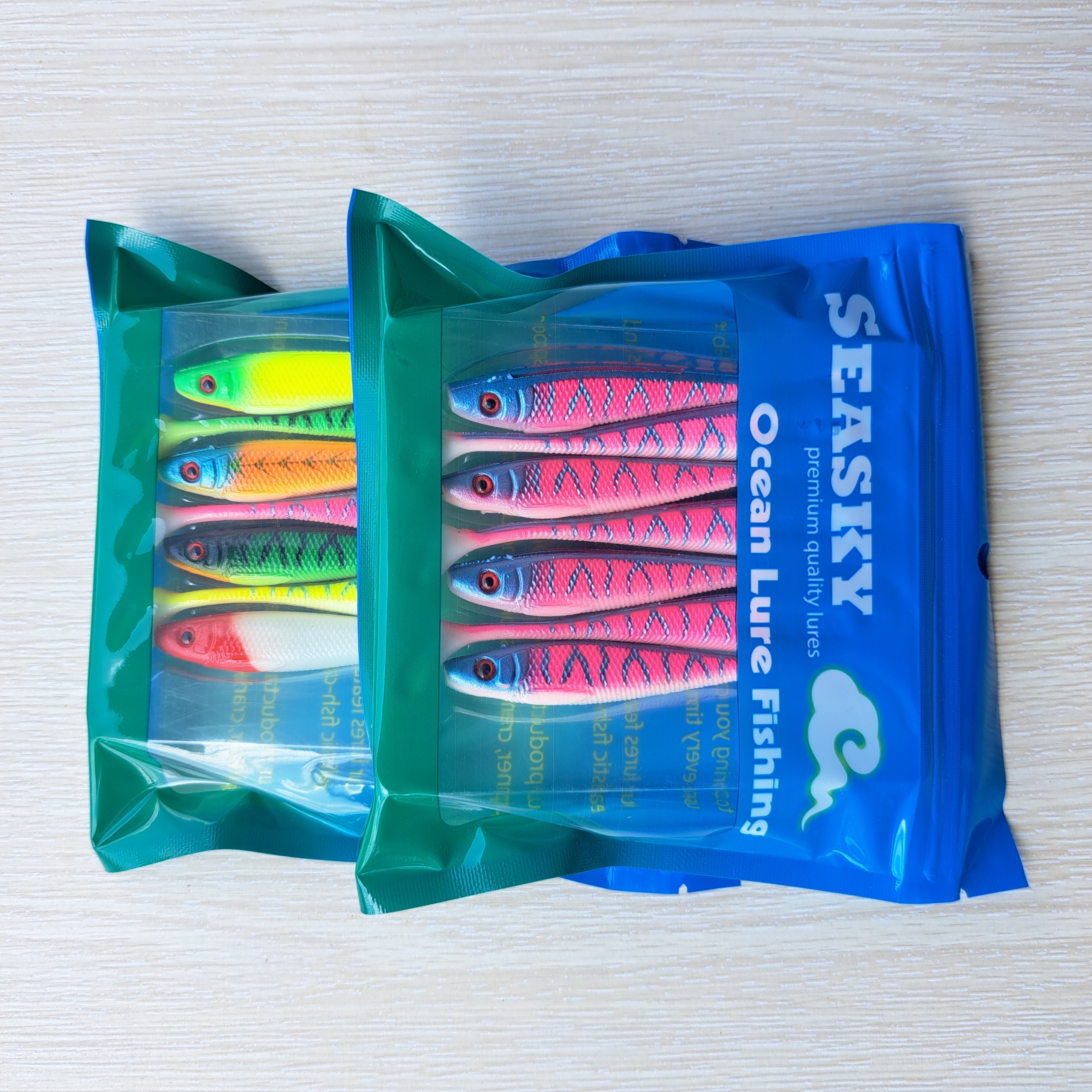 Freship max mồi mềm câu lure cá lóc, chẻm seasky 9cm 3g