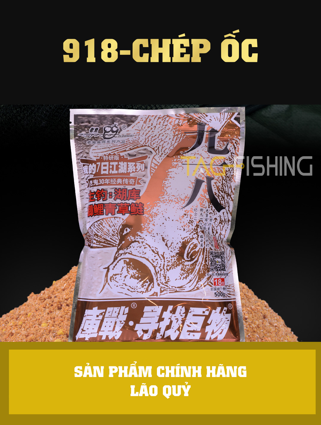 Mồi câu lão quỷ - 918 chép ốc