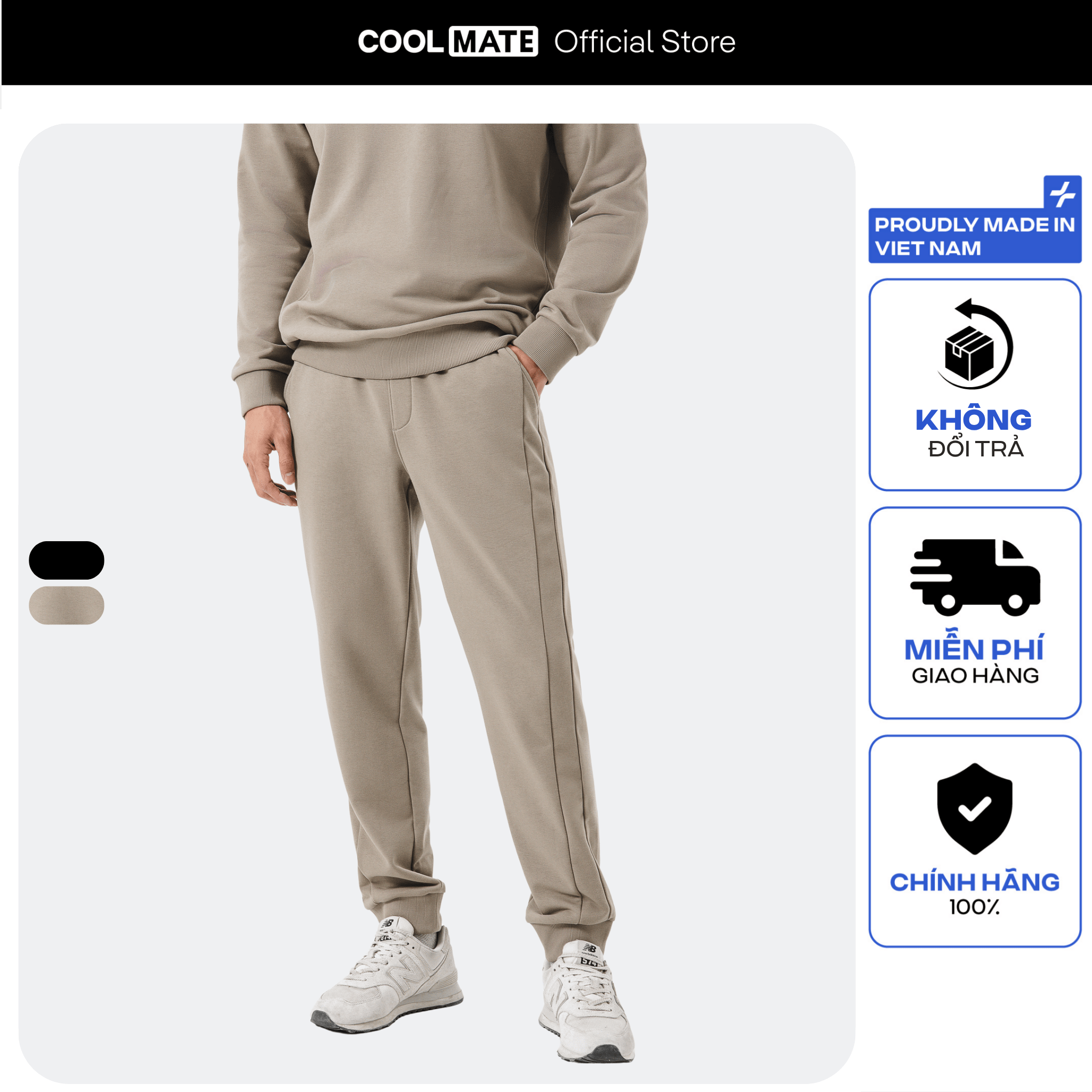 [OUTLET - KHÔNG ĐỔI TRẢ]Quần Jogger Pants French Terry giữ ấm tốt Coolmate
