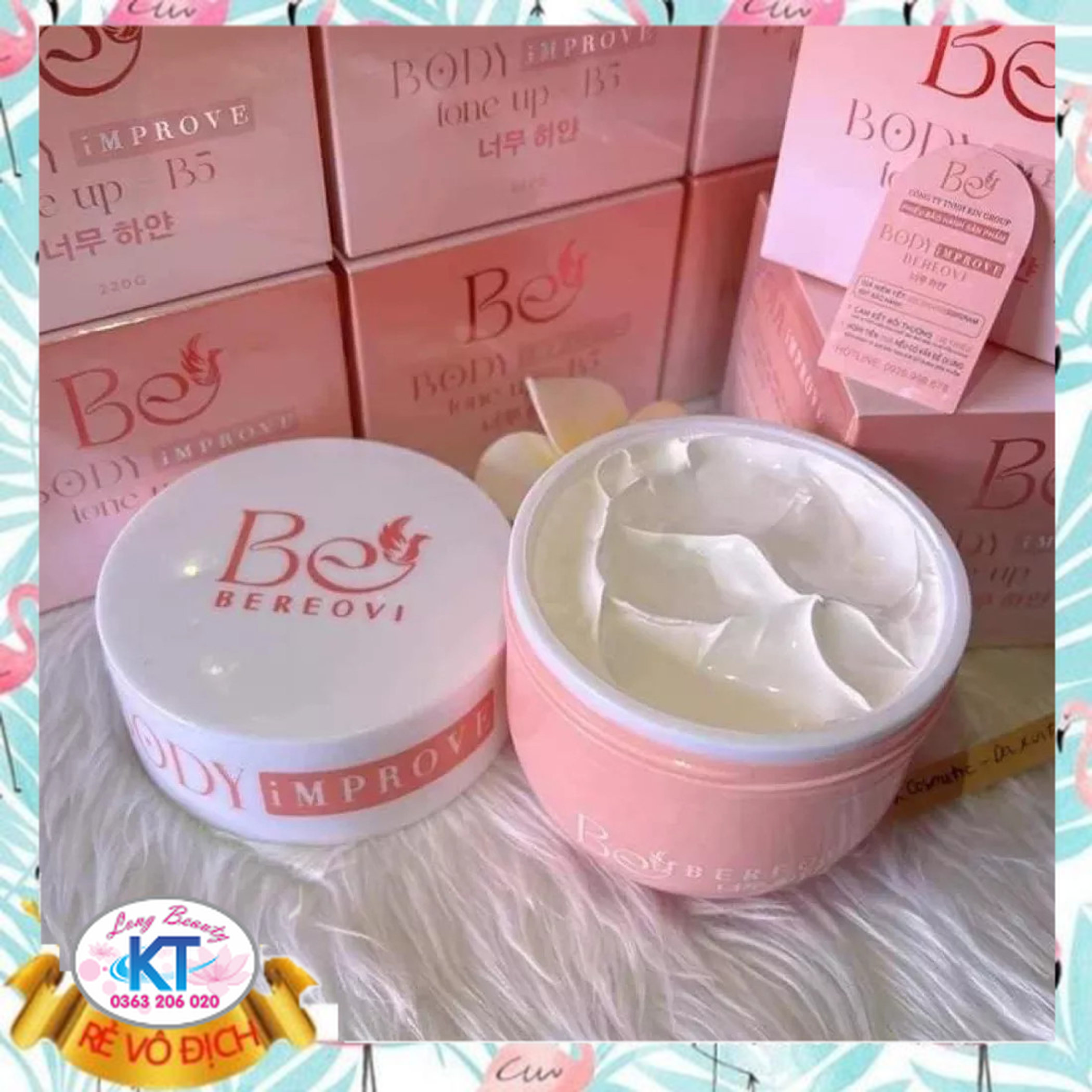 [hàng công ty mẫu mới] COMBO 2 Hộp Kem Body TOO WHITE BeoVi của Ca sĩ THU THỦY - Kem Body dưỡng da cực trắng ca sĩ thu thủy 220gr