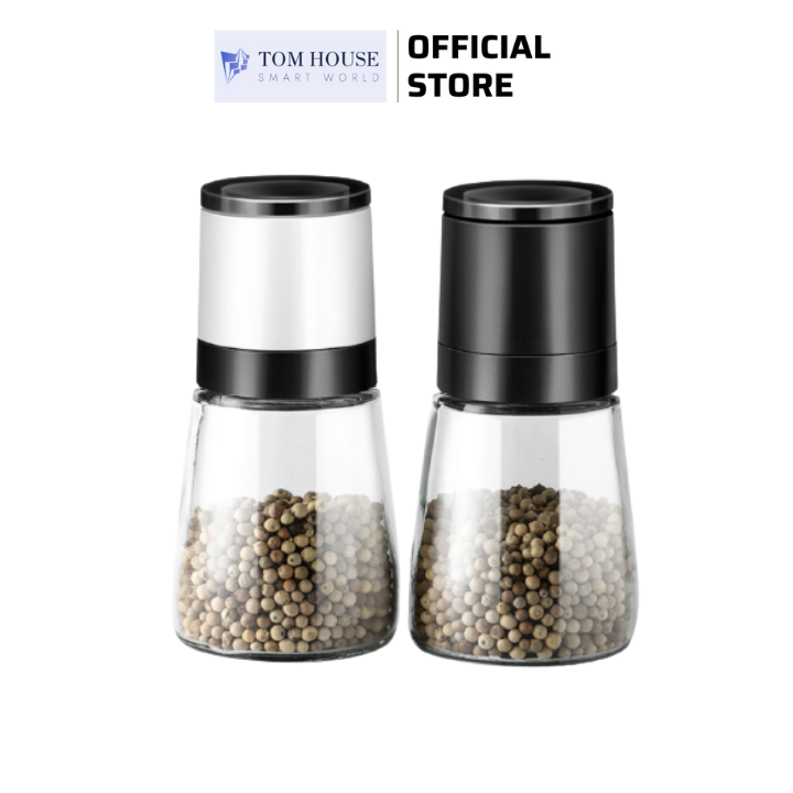 [CAO CẤP] Lọ xay tiêu dung tích 180ml loại mơí, cối xay tiêu vặn tay tiện lợi