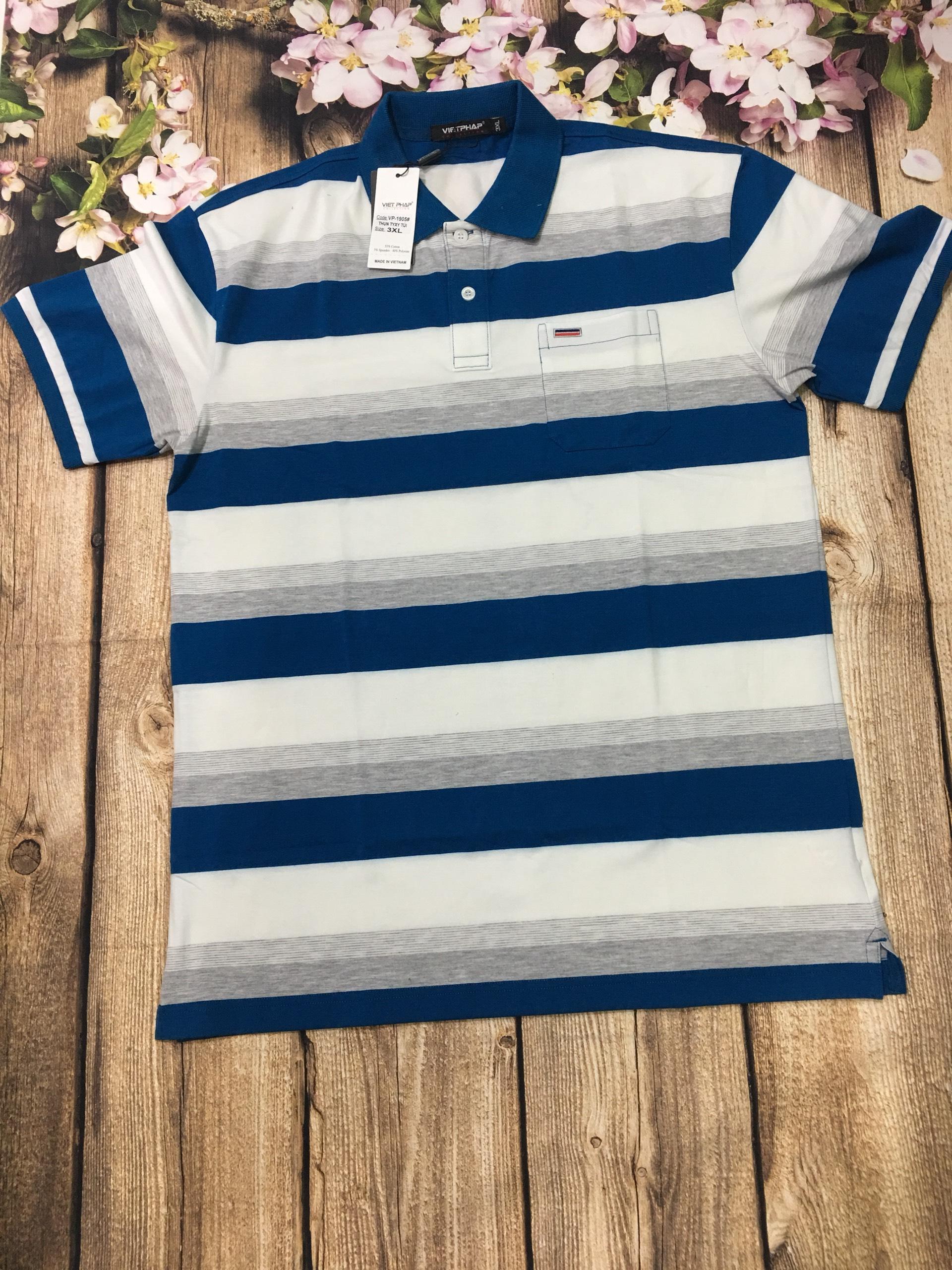 [HCM]ÁO THUN NAM TRUNG NIÊN 100% COTOTN TỐT HÀNG VIỆT PHÁP ( HÌNH THẬT 100% BIG SIZE 100KG )