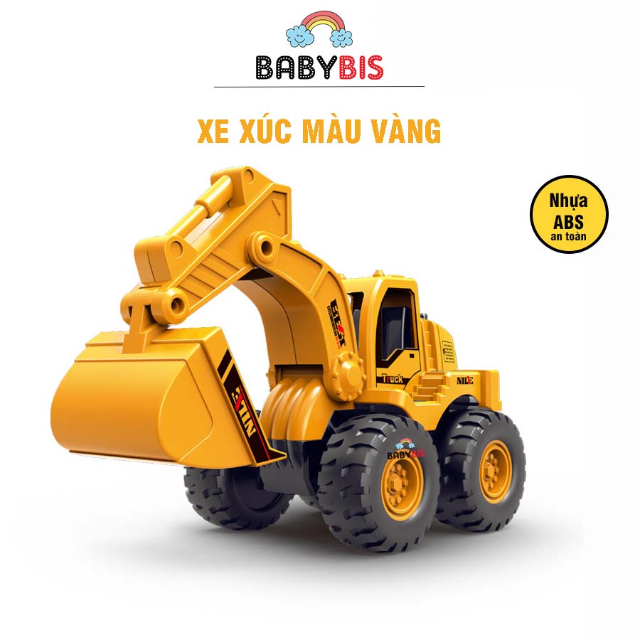 Đồ chơi mô hình xe công trình xây dựng cho bé, xe cứu hỏa, xe rác, xe nông nghiệp nhựa ABS an toàn, bền đẹp rất nhiều loại xe kiểu dángBabybis - 7