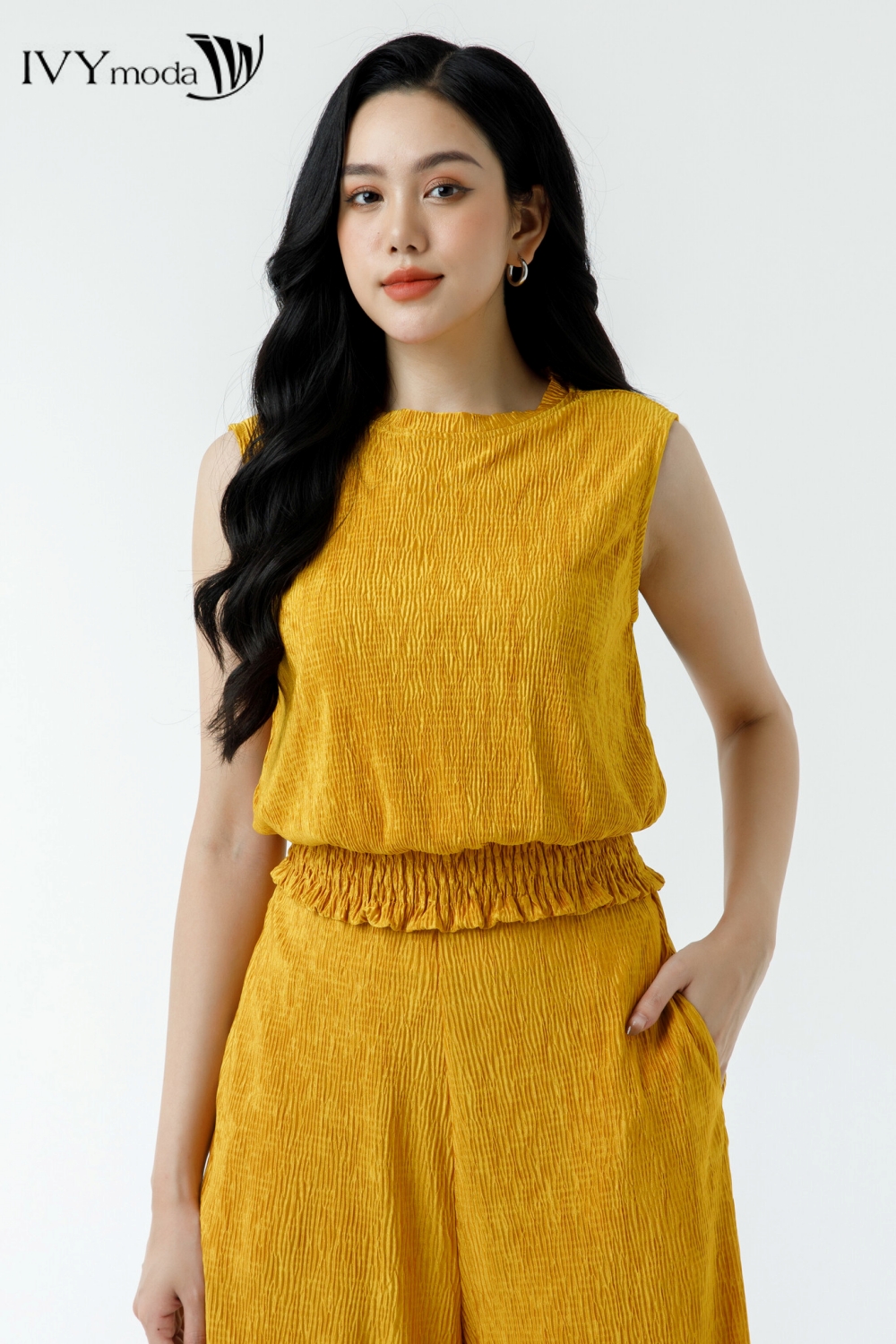 Set lụa dập vân ivy moda ms 15b9317