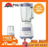 ✅Máy xay sinh tố Philips HR2222/00 700W Cối xay sinh tố đa năng 1.5 lít làm bằng thuỷ tinh, trong suốt, dễ lau chùi, Lưỡi dao hình răng cưa làm bằng thép không gỉ - MOSACO - [HÀNG CHÍNH HÃNG]